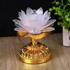 1Pc Colorful Lotus Lamp Led Lamp Electronic Changming Lotus Lamp Guanyin God of Wealth Offering Lamp Wholesale Buddha Lamp Buddhist Utensils