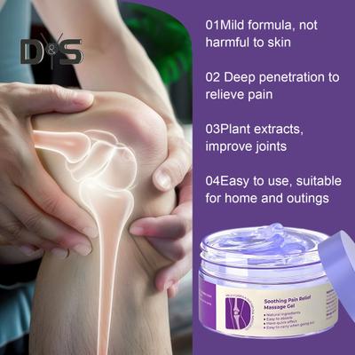 Крем для суставов с экстрактом куркумы, гель, не размазывается, многокомпонентная успокаивающая натуральная растительная эссенция для коленей, шеи, плеч