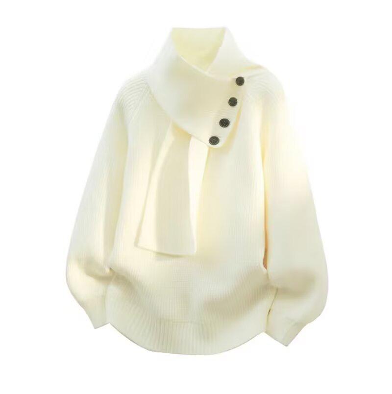 Модный джемпер в стиле Харадзюку с длинным рукавом: Универсальный, Художественный и Идеальный для Осени/Зимы