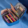 Водонепроницаемая сумка-карандаш, 72 цвета, большая емкость, сумка-карандаш для рисования, канцелярские принадлежности, студенческая сумка-карандаш для хранения