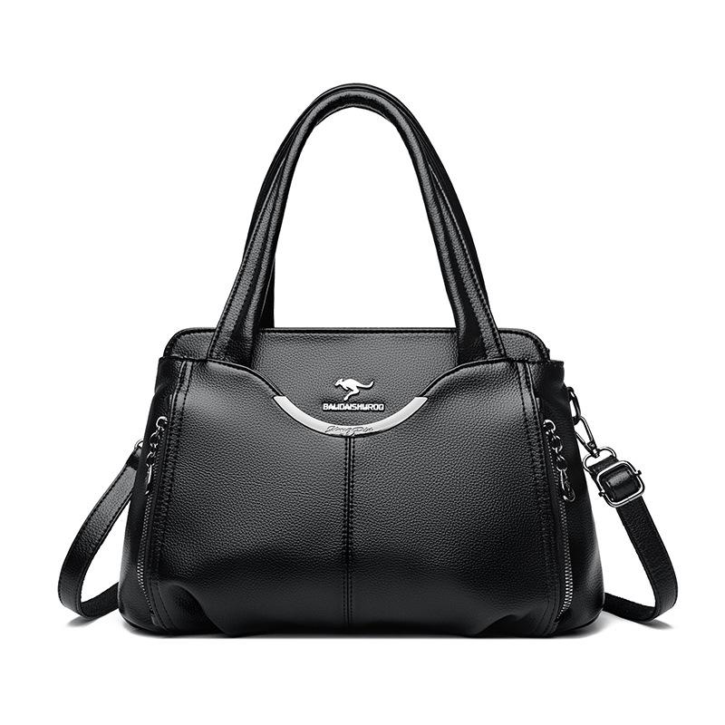 Простая женская сумка среднего возраста для мам, большая вместимость, сумка через плечо на одно плечо