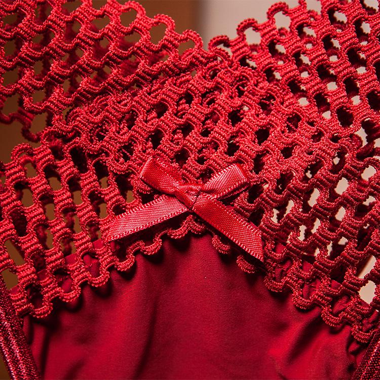 Бесшовные стринги из ледяного шелка с вырезами и лентами, с низкой посадкой: Удобный, Соблазнительный, Прозрачный Дизайн для Чистого Желания