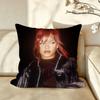 Music RRihanna Cushion Cover Pillow Case Antidustmite Pillowcase Silky Short Plush Sofa Cushion Cover hot