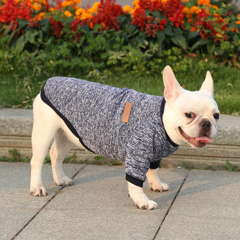 Pet Clothes for Small Medium Dogs, French Bulldog Pug Cat Sweater, Dog Outfits Winter Warm Clothes