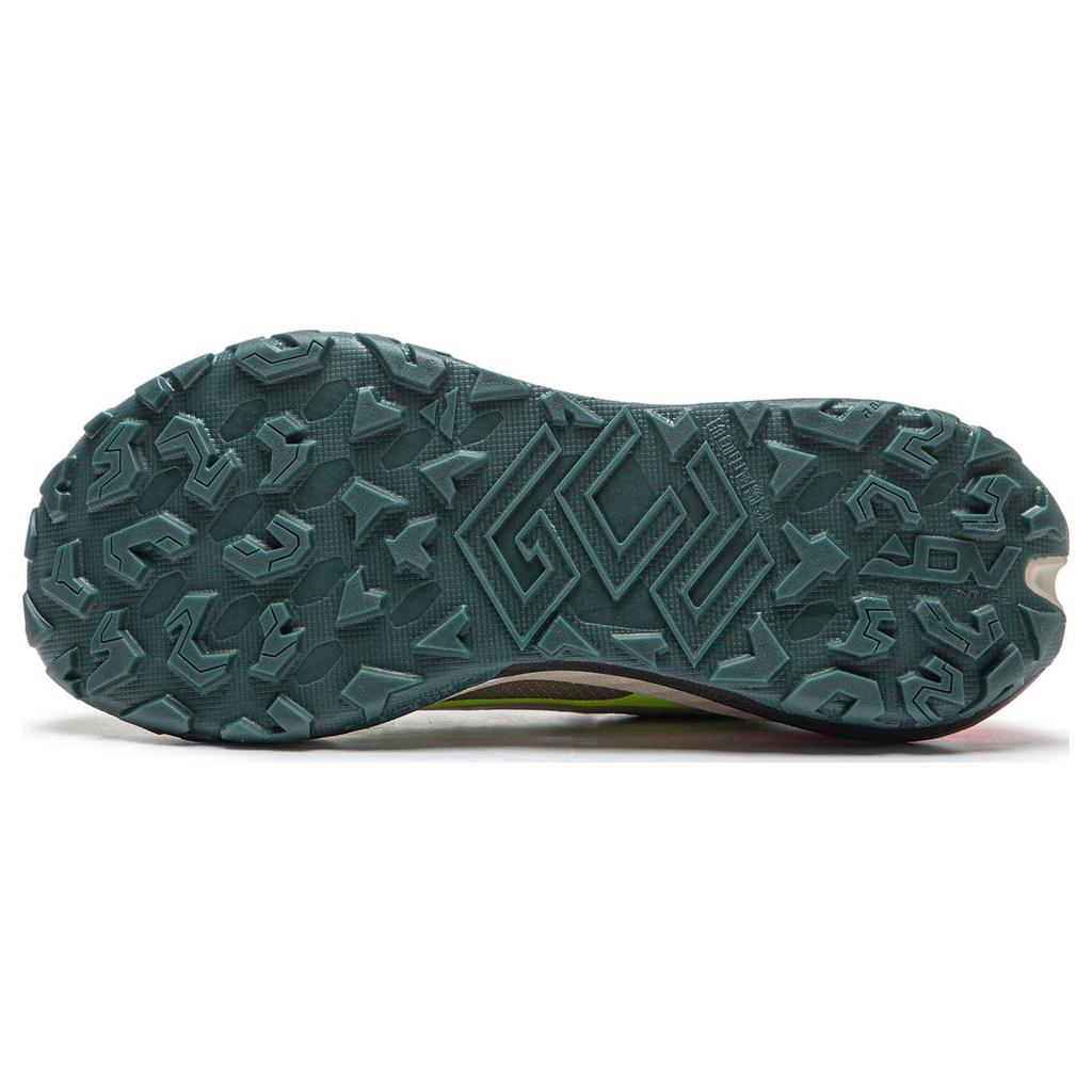 Новые кроссовки для трейлраннинга LiNing с амортизацией, противоскользящие и износостойкие, с низким верхом, женские, зеленые/желтые ARNT004-6