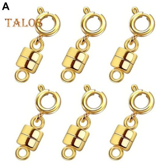 6 шт., магнитная застежка для ожерелья с застежкой-омаром, ювелирные изделия, соединительная пряжка, ожерелья, удлинитель, застежка для браслета, поделки своими руками