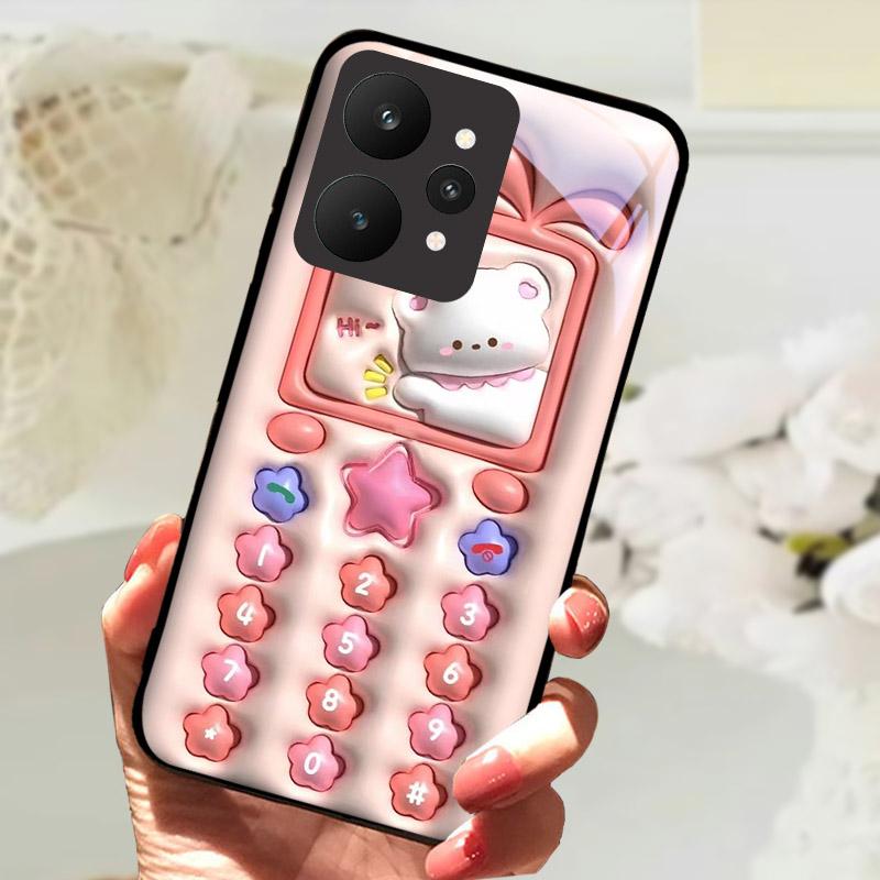 Ударопрочный Чехол Для Телефона Realme 15 5G Чехол RMX5106 RMX5105 Чехлы Из Закаленного Стекла Для Realme15 Fundas Роскошный Защитный Корпус