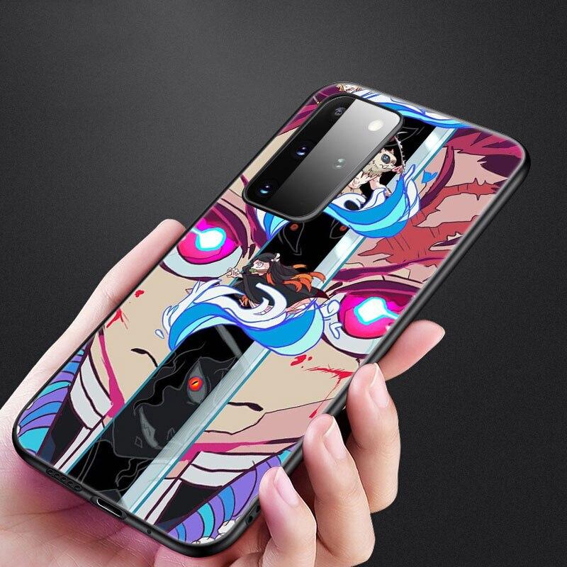 Чехол Kimetsu No Yaiba Demon Slayer в стиле аниме для Samsung Galaxy S20 S21 FE S10 Lite Note 20 10 Lite S8 S9 S10E S10 Plus Ultra Cover