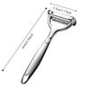 Stainless Steel Vegetable and Fruit Peeler 2 in 1 Kitchen Planer Potato Peeling Artifact  Potato