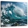 Canvas Print Turquoise Waves