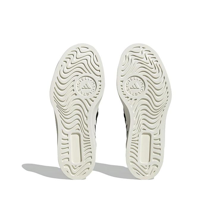 (WMNS) adidas by Stella McCartney Court Slip-On Shoes 'Off White Black Burnt Cayenne' Women's HP3210