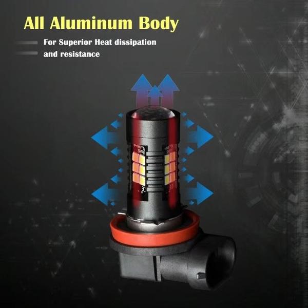 2 шт. H8 H11 светодиодные HB4 9006 HB3 9005 противотуманные фары 1200LM 6000K белые автомобильные дневные ходовые огни автозапчасти