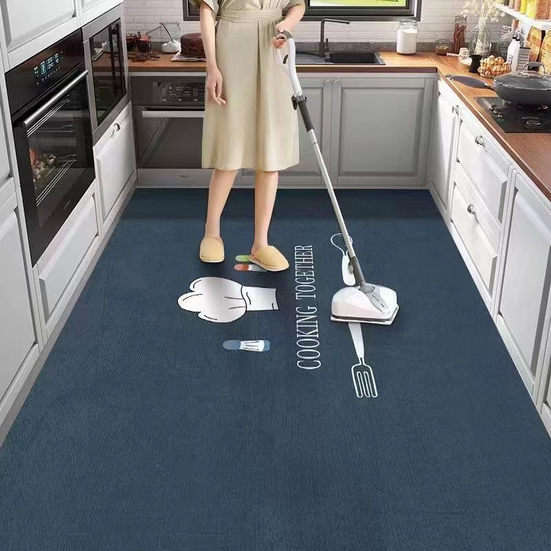 Кухонный Нескользящий ПВХ Ковер Большой Площади Грязеотталкивающий Водонепроницаемый Мягкий Коврик Ковер для Гостиной Балкон Маслостойкие Ковры Коврик для Ног