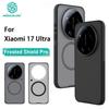 Чехол для телефона Xiaomi MI 17 Ultra Nillkin Super Frosted Shield Pro Магнитный Жесткий PC+TPU Чехол Ударопрочная Задняя крышка