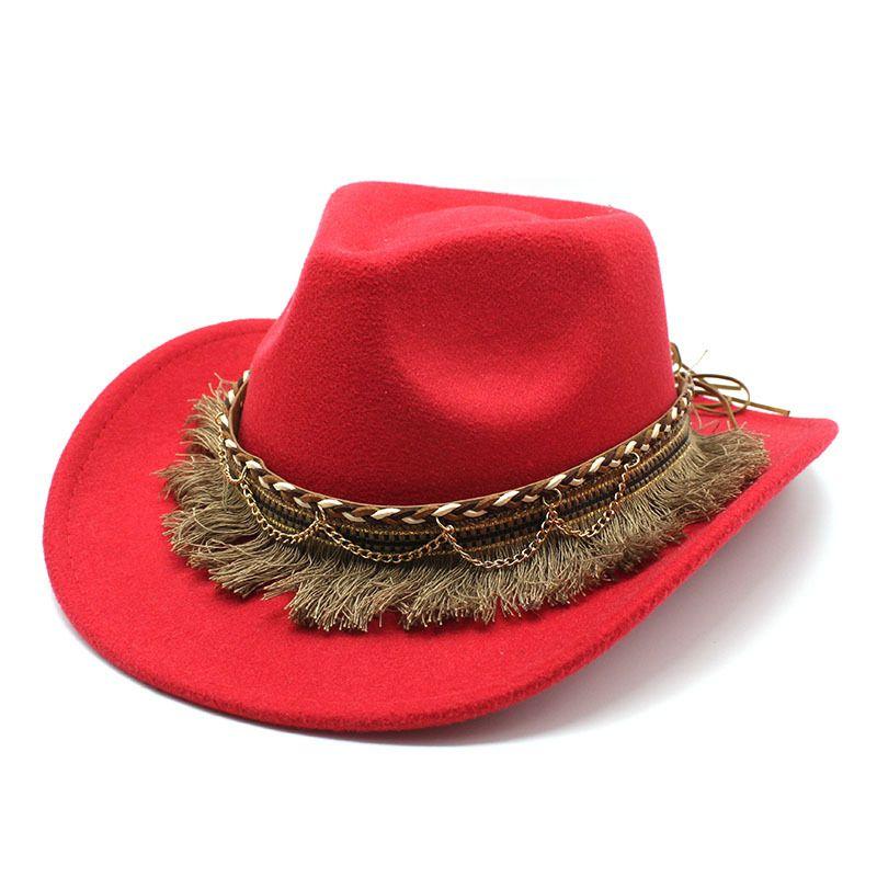 Retro Hat, Men's and Women's Jazz Flat Brimmed Hat, Woolen Top Hat, Felt Hat