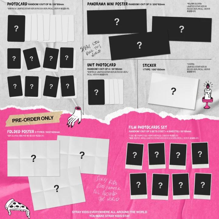 Альбом Stray Kids- MAXIDENT T-CRUSH ver. РОК-ЗВЕЗДА 2 вер.. , с 1 прозрачной картой