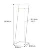 Yamazaki Industries KD Coat W40 X D40 X Tower 7671 Hanger, White, Approx. H140cm,