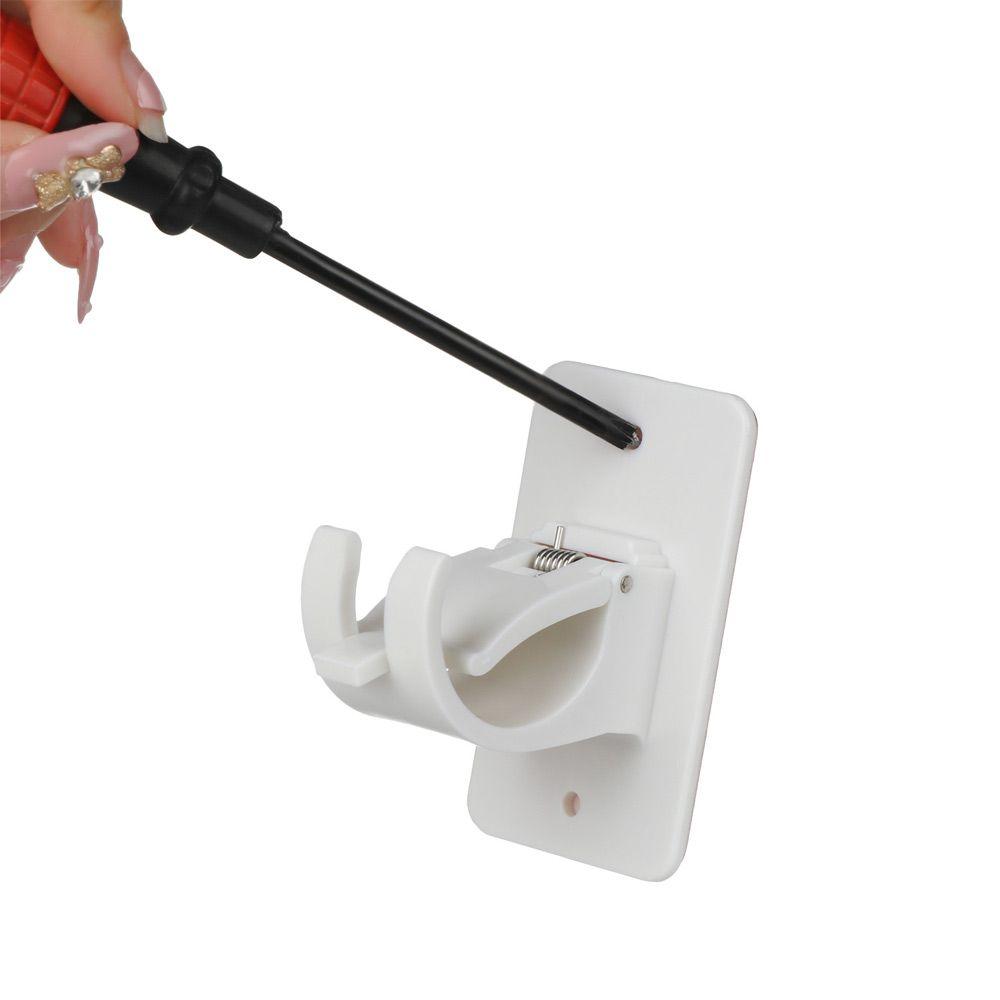 Главная Пластиковые винты Монтажный кронштейн для карниза для штор Держатель для карниза Настенные крючки Фиксирующий держатель для карниза