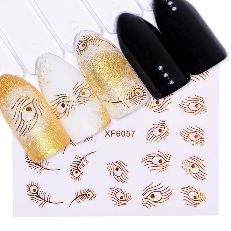 Арт наклейки для дизайна маникюра