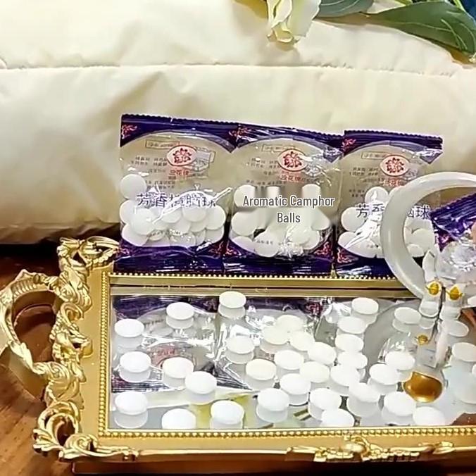 Камфорные шарики дезодоранты-репелленты от насекомых для шкафа и домашнего использования