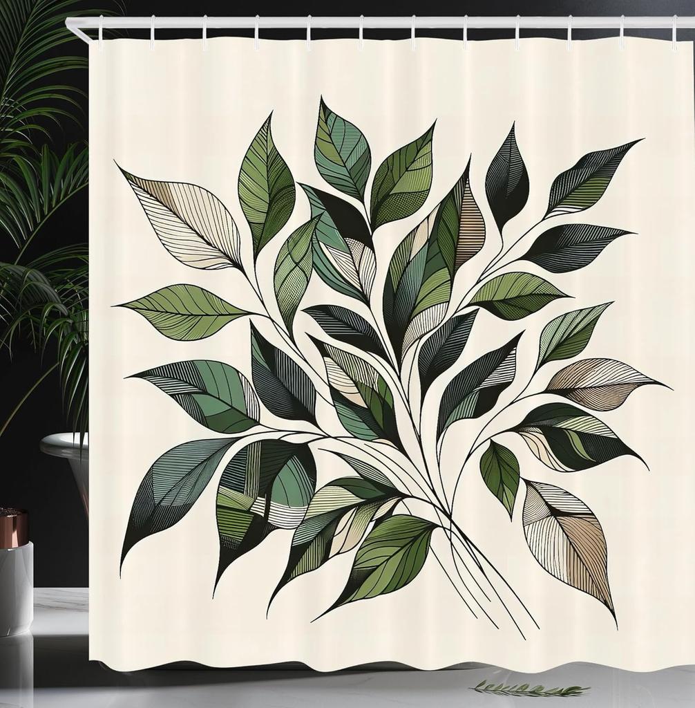 Oriental Atmosphere Warm Tone Mandala Gorgeous Life Tree Shower Curtain, Fabric Bathroom Decorative Shower Curtain With Hook