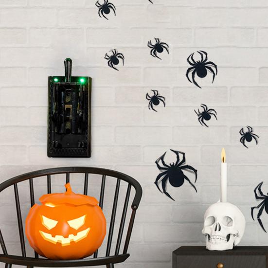 Обложка для выключателя света Terror-Switch, декор для розыгрыша с резким испугом на Хэллоуин, кричащий звук, жуткое зеленое свечение, жуткий аксессуар для дома с привидениями