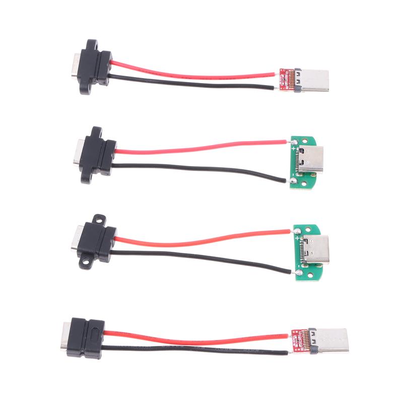 1/3 шт. 3A 5V USB-розетка типа C и USB-розетка типа A с разъемом для кабеля