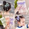 1Pc/2Pcs Girls Cute Bow Hair Ring Kids Elastic Hair Bands Children Hair Ties Princess Hair Accessories Baby Headwear