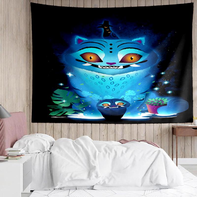Kpop Demon Hunters Derpy Tapestry for Bedroom Aesthetic Classroom Tapestries Wall Hanging for Living Room Dorm Office,Ideal Creative Gift