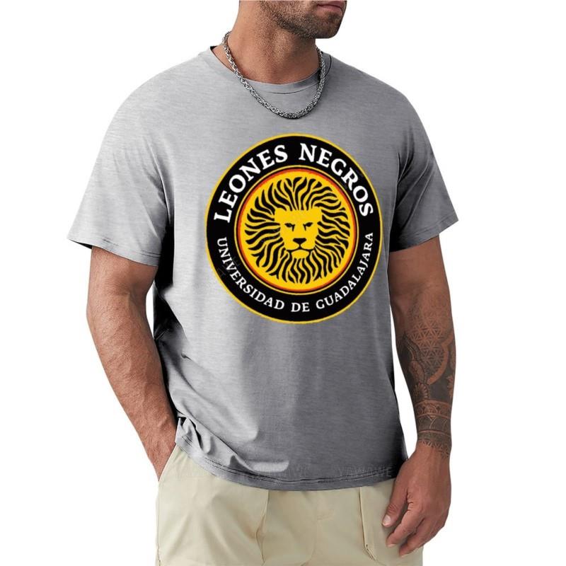 Leones Negros - UdeG - Клуб Университет Гвадалахары, из Мексики Футболка Футболка футболки большого размера мужские футболки набор