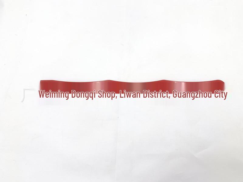 Silver & Red Long Radius Ruler for Musical Instrument Accessories - Fret Wire Tool Starting at 0.08 Inches
