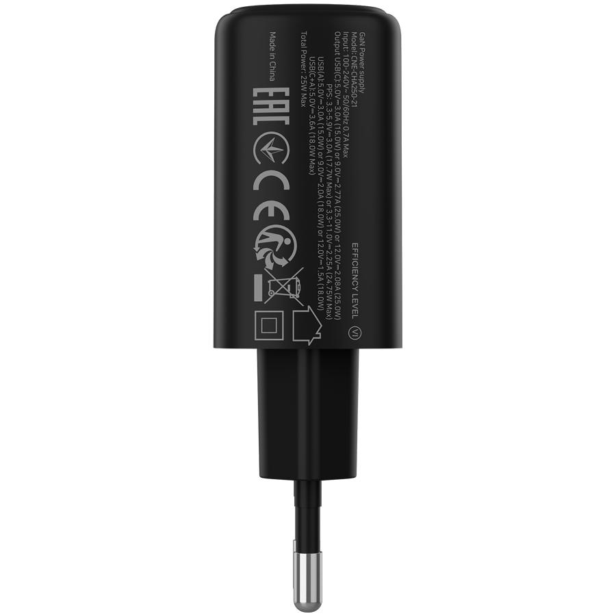 CANYON OnCharge 200 20W 1xPD 1xQC EU Wall Charger White