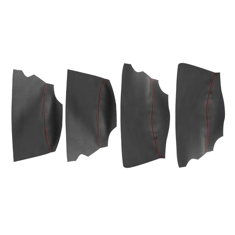 For Toyota Verso 2009 2010 2011 2012 2013 2014 2015 Microfiber Leather Car Interior Door Armrest Panel Cover Protective Trim