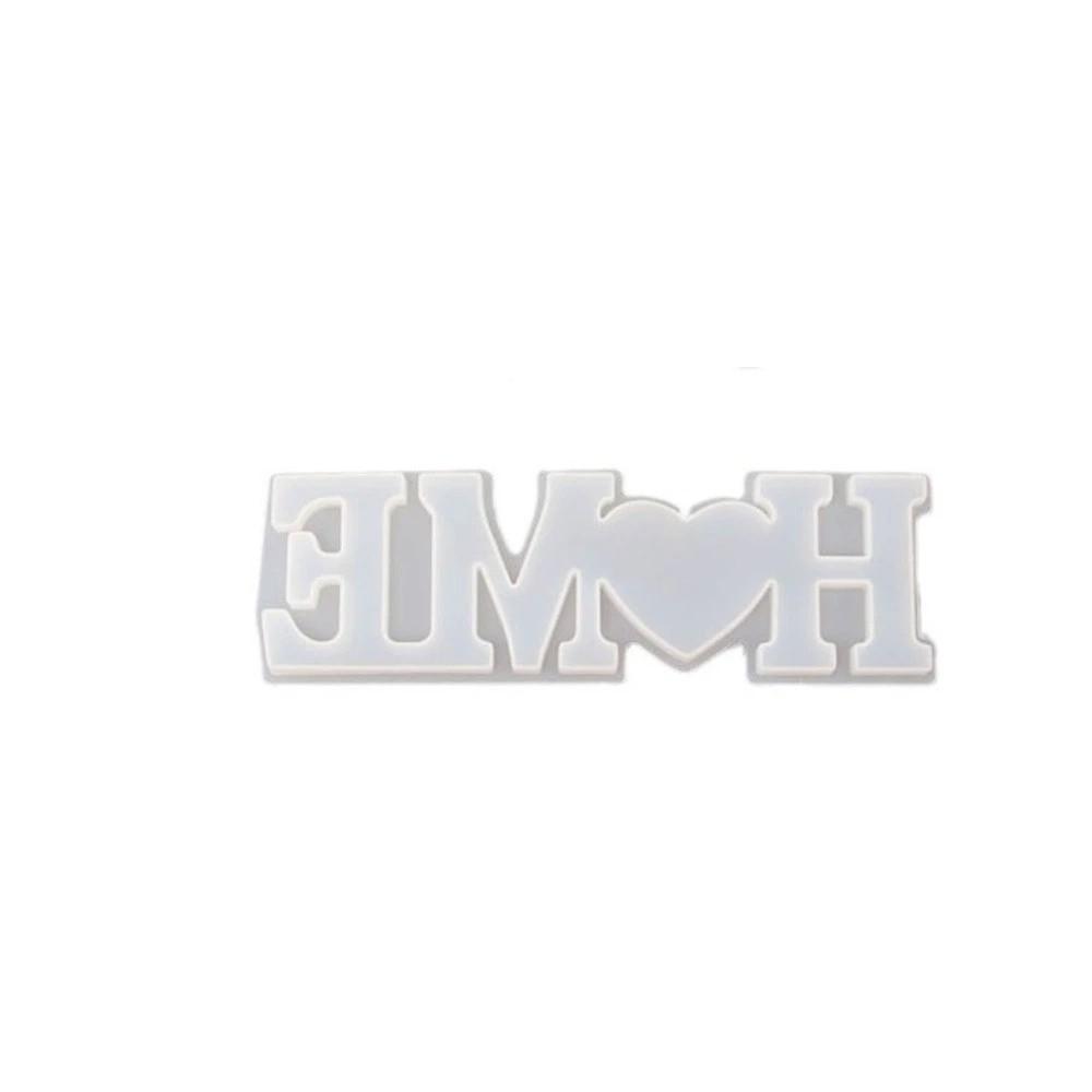 Handmade DIY Resin Crafts English Letters Epoxy Resin Mould Decorative Candle Mold Office