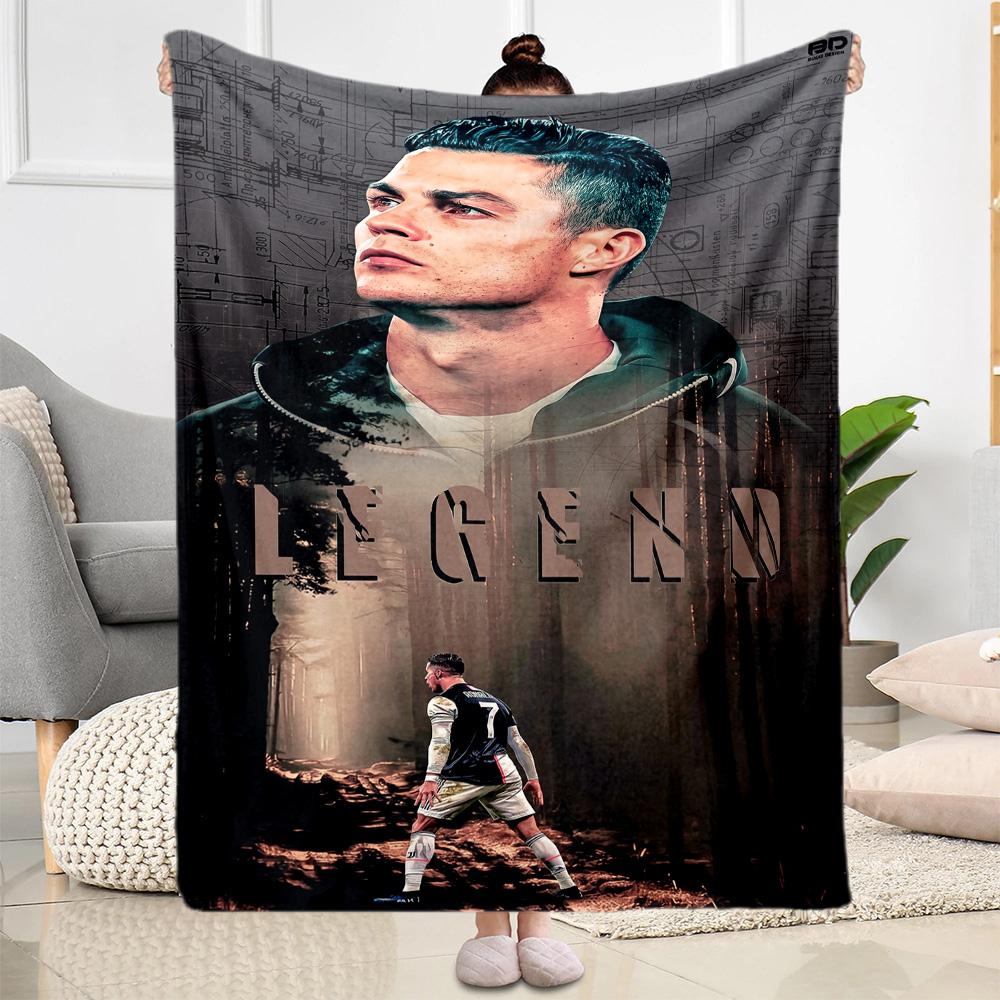 Ronaldo Juventus Legacy Blanket Soft & Cozy Great for Bedding Seaside Bed Four Seasons Universal Modern Style
