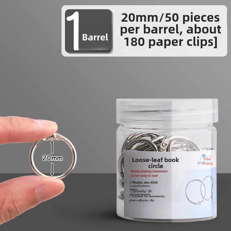 Держатель для карточек с отрывными листами, кольца для переплета, катушка для книг с железными кольцами