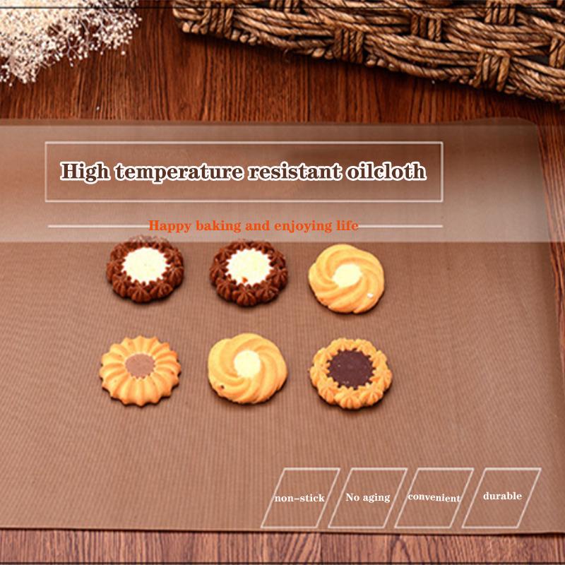 Многоразовый коврик для выпечки, масляная бумага, кондитерская выпечка, термостойкая антипригарная масляная бумага для барбекю