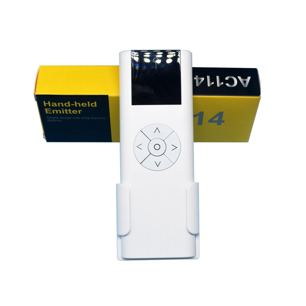 Управление с помощью пульта для электрических рольставен. Универсальный и удобный пульт дистанционного управления. Легкий и отзывчивый.