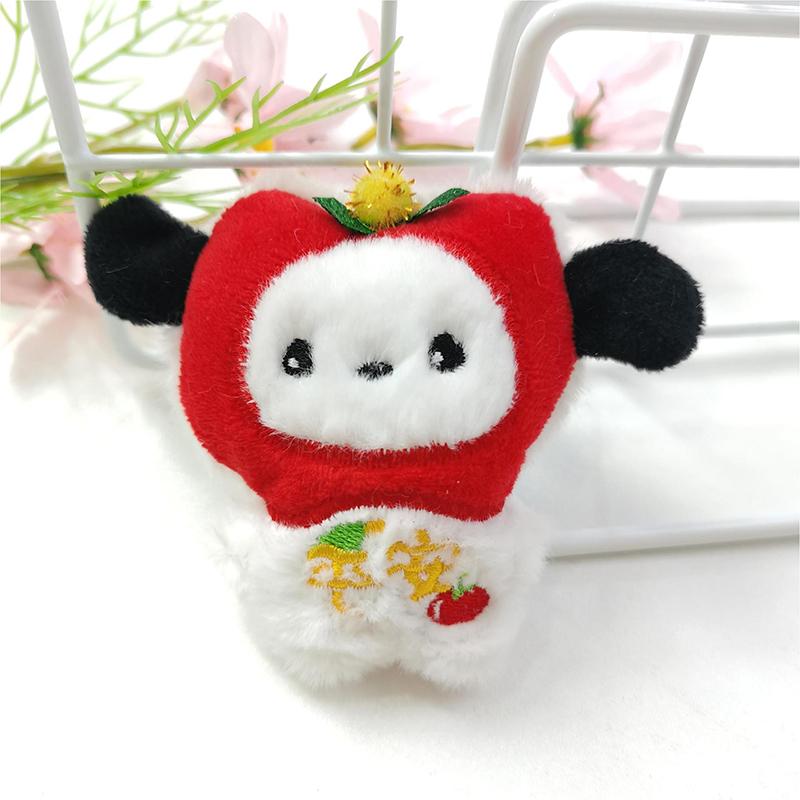 Милый мультяшный плюшевый кулон рождественская елка снеговик лось брелок рюкзак шарм украшение для вечеринки детская игрушка подарок