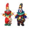 6 Inch Porcelain Funny Clown In Colorful Costume Gift