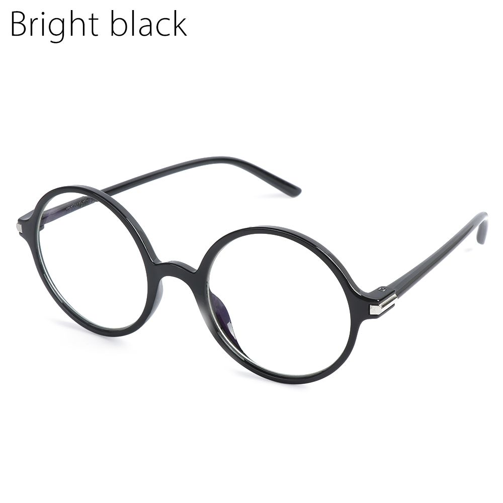 Винтажные круглые очки с защитой от синего света, прозрачные линзы, модная пластиковая оправа, очки, оптическая оправа для мужчин и женщин, поддельные очки