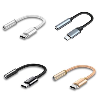 Универсальный кабель-переходник USB C на 3,5 мм для телефона Type C на 3,5 мм адаптер для наушников Аудио кабель-адаптер