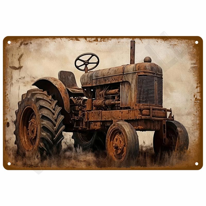 Vintage Room Decoration Home Decor Items Tin Signs Aesthetic Men Bedroom Metal Signs Retro Metal Plate Posters Wall Art Mural