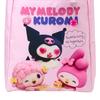 Sanrio Tote Bag Original Anime My Melody My Melody Kuromi A4 Size Ages 879894 (Netflix & Kuromi) & Polyester/PVC 3+