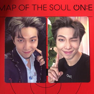 [ИСПОЛЬЗОВАННАЯ] Коллекционная карточка BTS Namjoon MAP OF THE SOUL ON:И