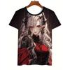 New Anime 3D Printing T-Shirts Summer Men Women Short Sleeve Round Neck T Shirt