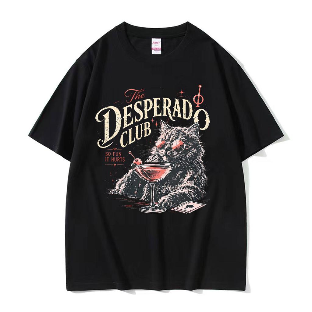 Gamer Dungeon Crawler Carl Princess Donut Funny Cat T Shirts Men Women Vintage Oversized Cotton T-shirt Harajuku Clothing Tshirt