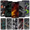 Чехол для телефона Дракон для Samsung Galaxy S25 S24 S23 FE S22 Ultra S20 S21 5G S10 Plus S10E Мягкий черный чехол