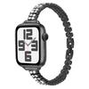 Ремешок для Apple Watch Series 10 9 8 7 SE 6 5 4 3 2 1 42мм 41мм 40мм 38мм Декор стразами Сплав Браслет Наручный ремешок
