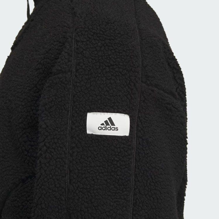 adidas Спортивные куртки унисекс Черный Воротник-стойка Умеренный Другое IQ1366